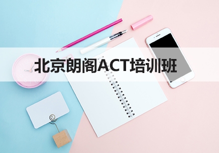 北京ACT学习辅导
