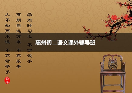 惠州初二语文一对一辅导课程